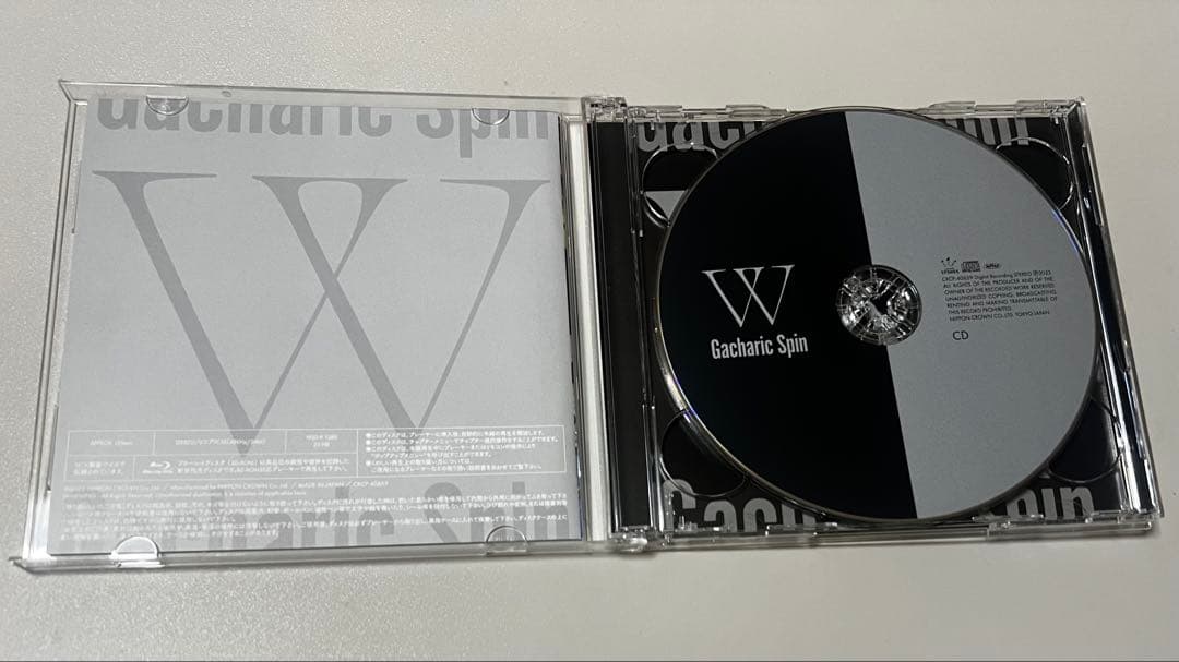 Gacharic Spin／W （初回限定盤）［CD＋ Blu-ray］廃盤