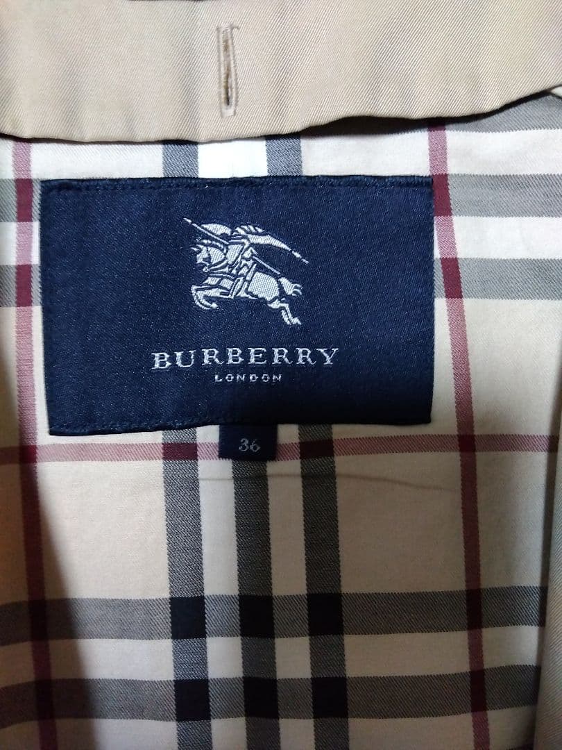 BURBERRY ベージュ トレンチコート 36