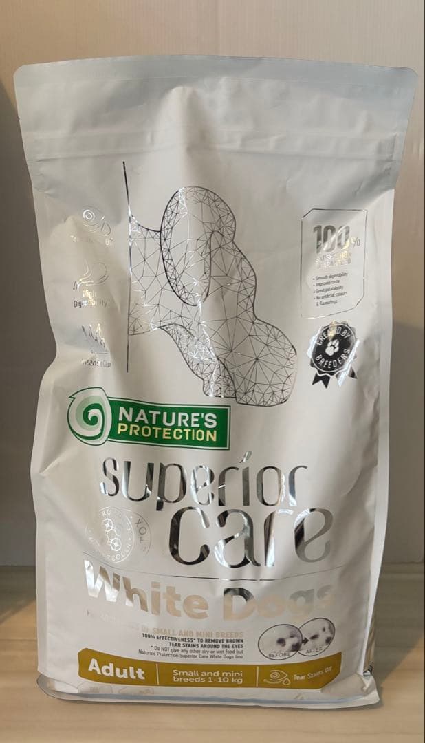 新品 NATURE'S PROTECTION ホワイトドッグ 4kg