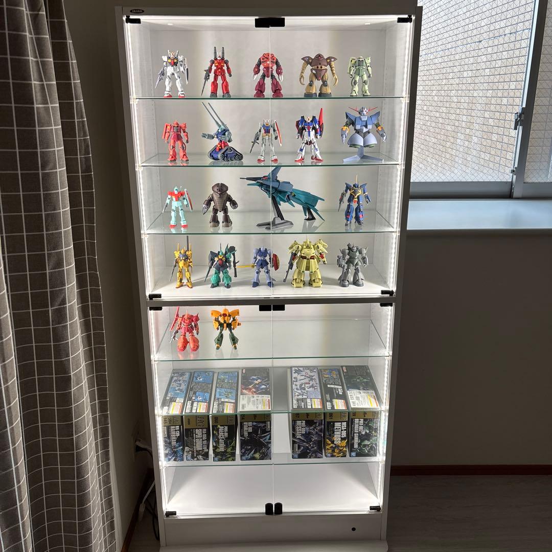 JAJANコレクションラック　ワイド　ハイタイプ　LED付き 定価65,000円