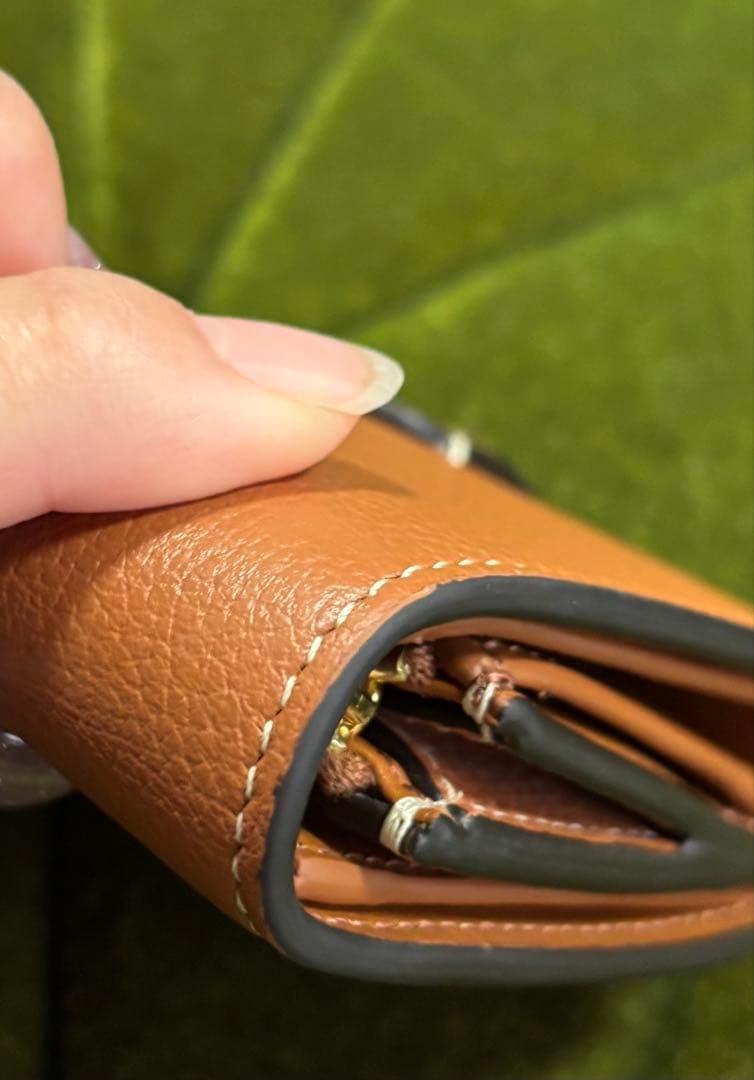 CELINE セリーヌ ファイン ストラップウォレット ニノ タン 財布