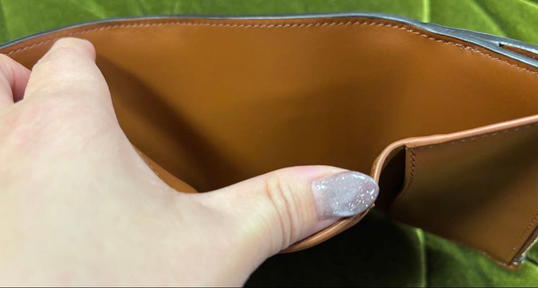 CELINE セリーヌ ファイン ストラップウォレット ニノ タン 財布
