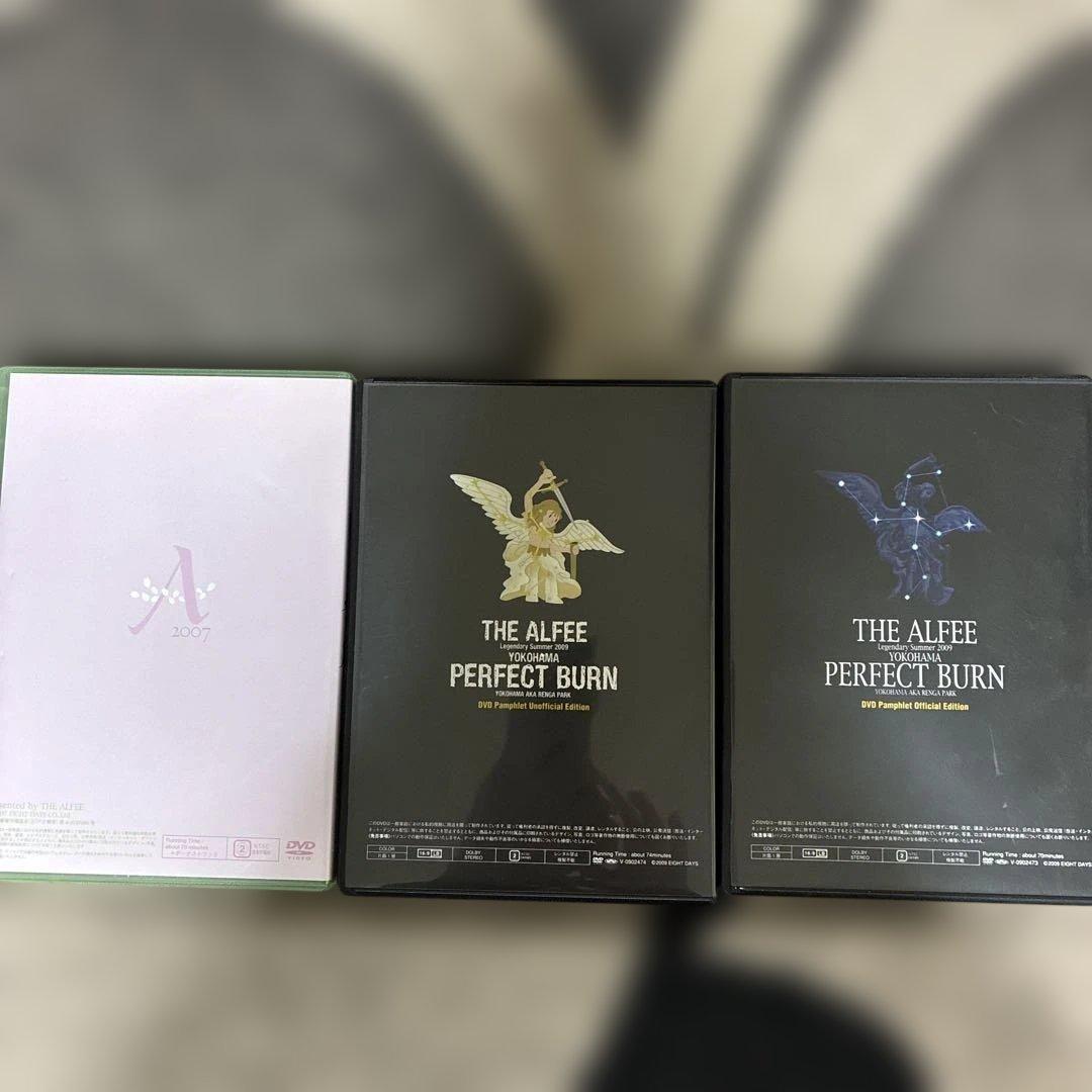 THE ALFEE DVD 春の嵐 &PERFECT BURN 3枚セット