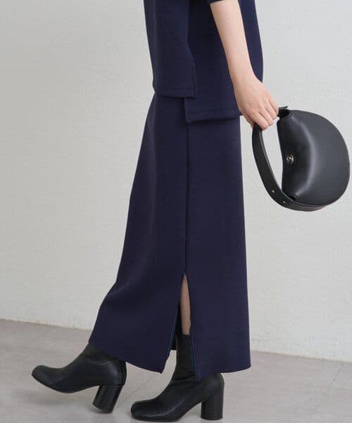 新品タグ付き LOUNGEDRESS ポンチZIPタイトスカート Lサイズ