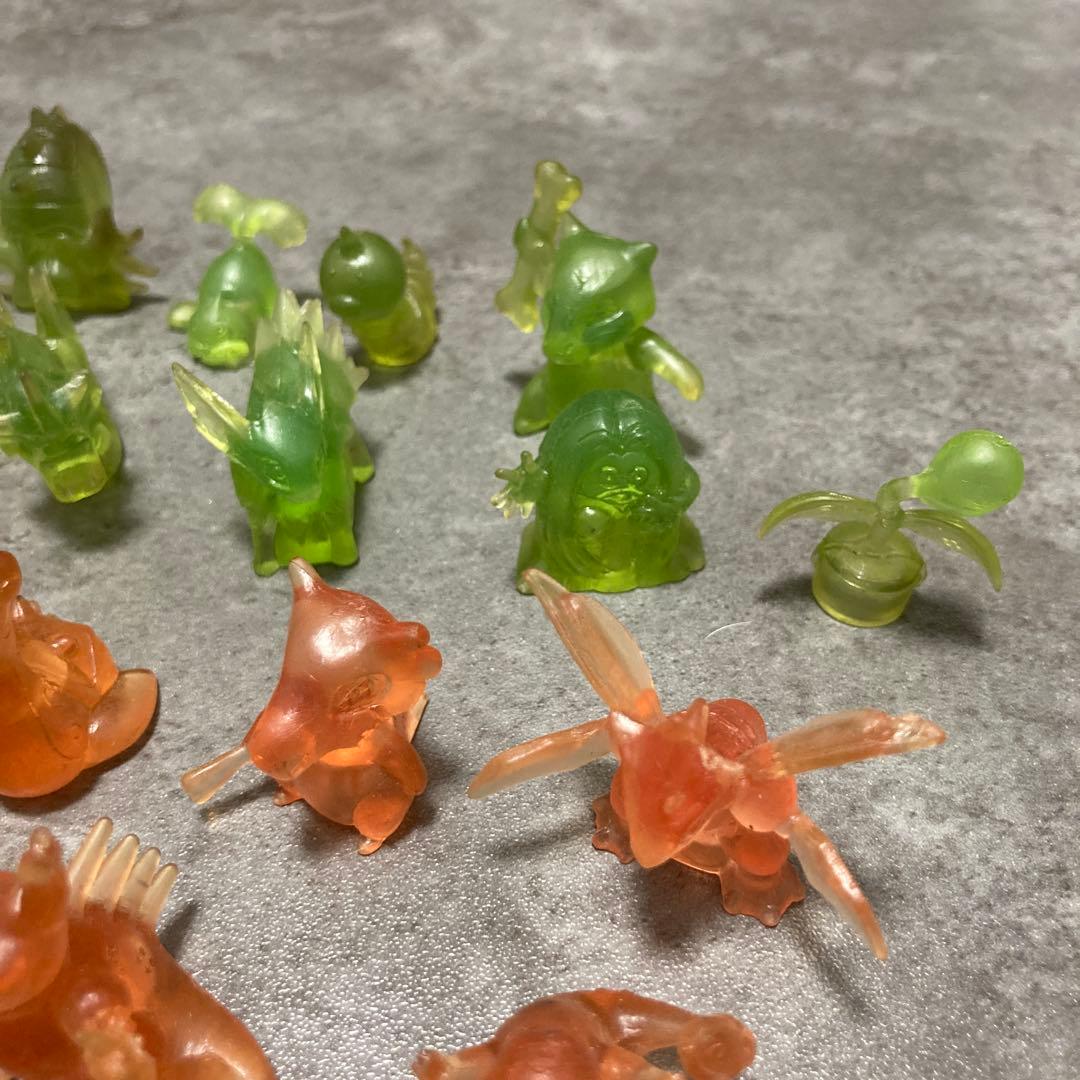ポケモン 初期 レトロ フィギュア 鉛筆 キャップ クリアカラー アニメ ポケカ