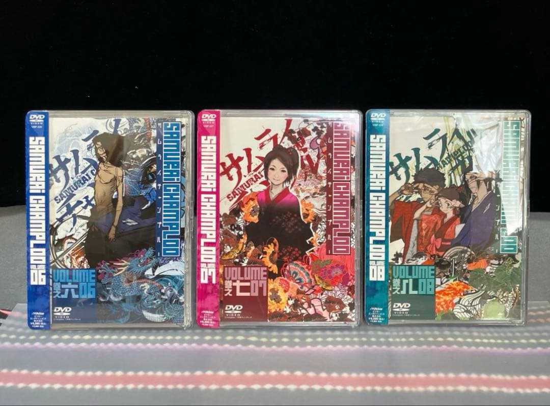 ☆極美品☆ サムライチャンプルー DVD 6巻〜12巻セット 非全巻 貴重