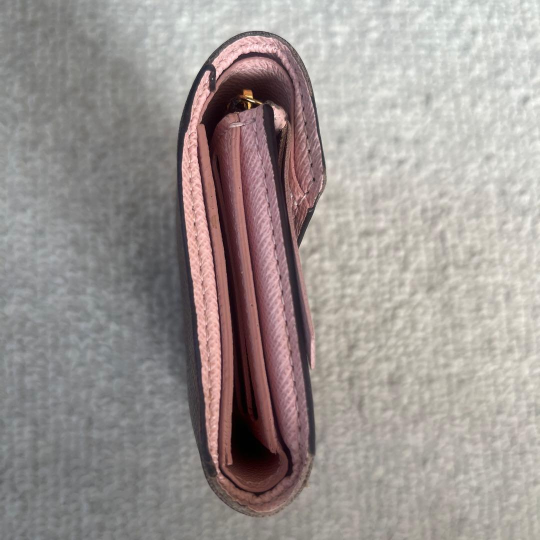 【箱・布袋付】ルイヴィトン モノグラム ポルトフォイユ ヴィクトリーヌ ピンク