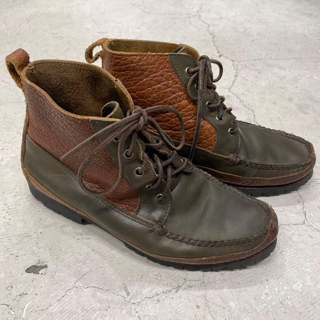 EASTLAND handmadeモカシンブーツ　Horween Leather