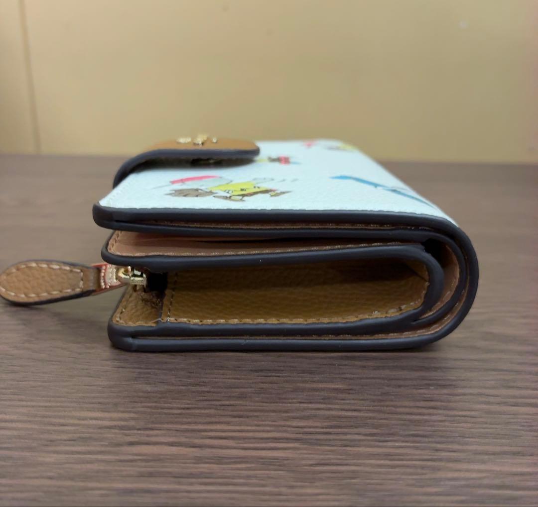 【美品】COACH コーチ スヌーピー　二つ折り財布