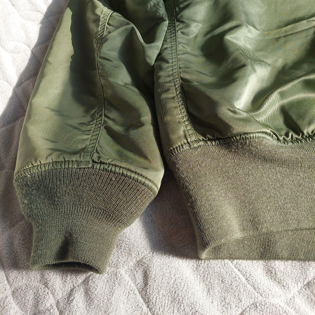 極美品 現行 ALPHA INDUSTRIES MA-1 フライトジャケット L