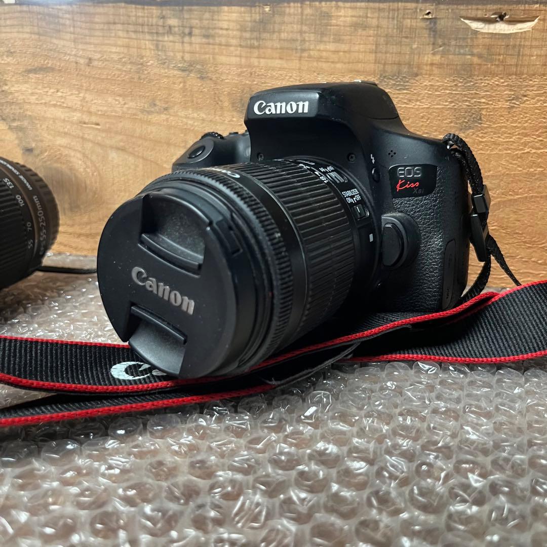 Canon EOS Kiss X8i 本体 + レンズ2本セット