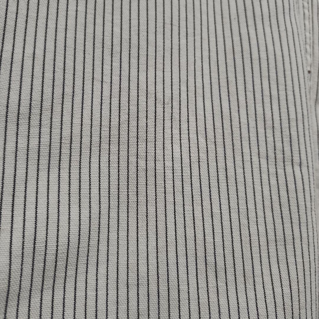 30〜40s Print Stripe White COVERALL