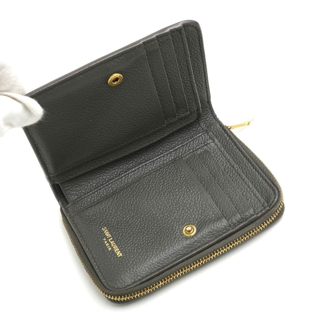 ✨未使用展示品✨　Yves Saint Laurent ミニ財布　カサンドラ