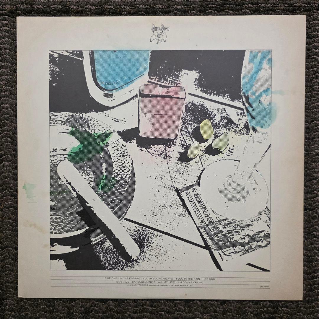 UK盤LP レッド・ツェッペリン In Through The Out Door