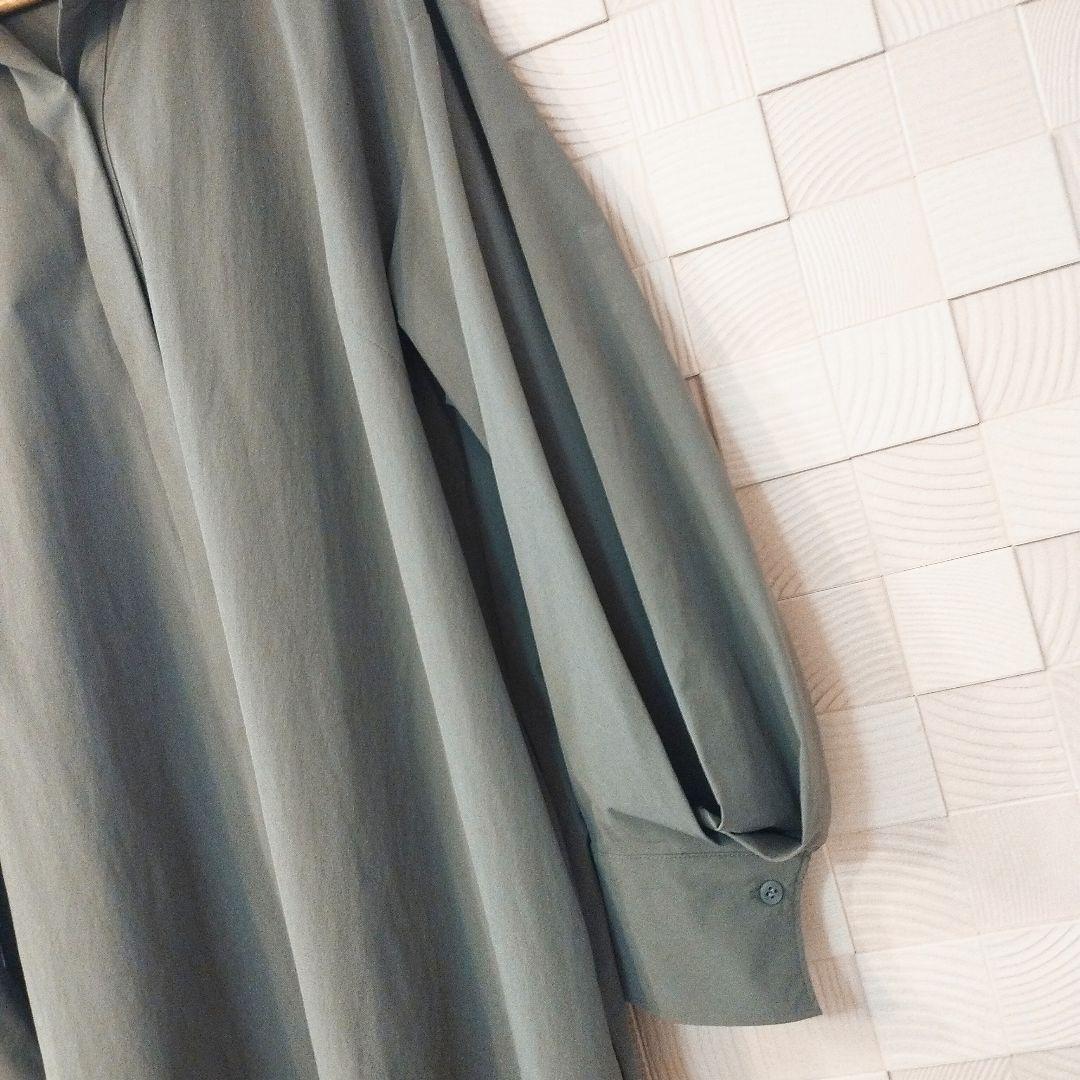 【MUSE BY ROCHAS】ミューズバイロシャス　ボリューム袖 ワンピース