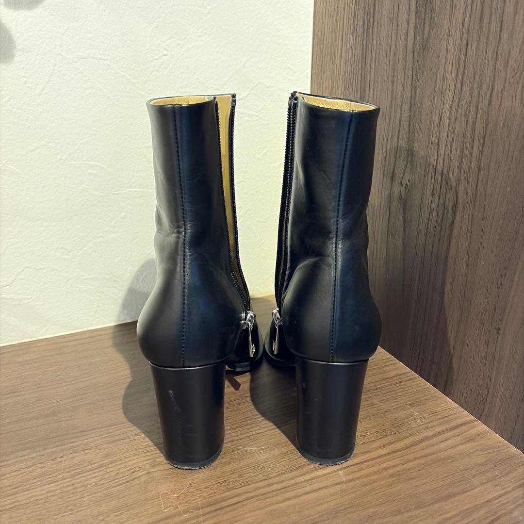 靴 CLANE SQUARE EDGE SHORT BOOTS 38 24.5