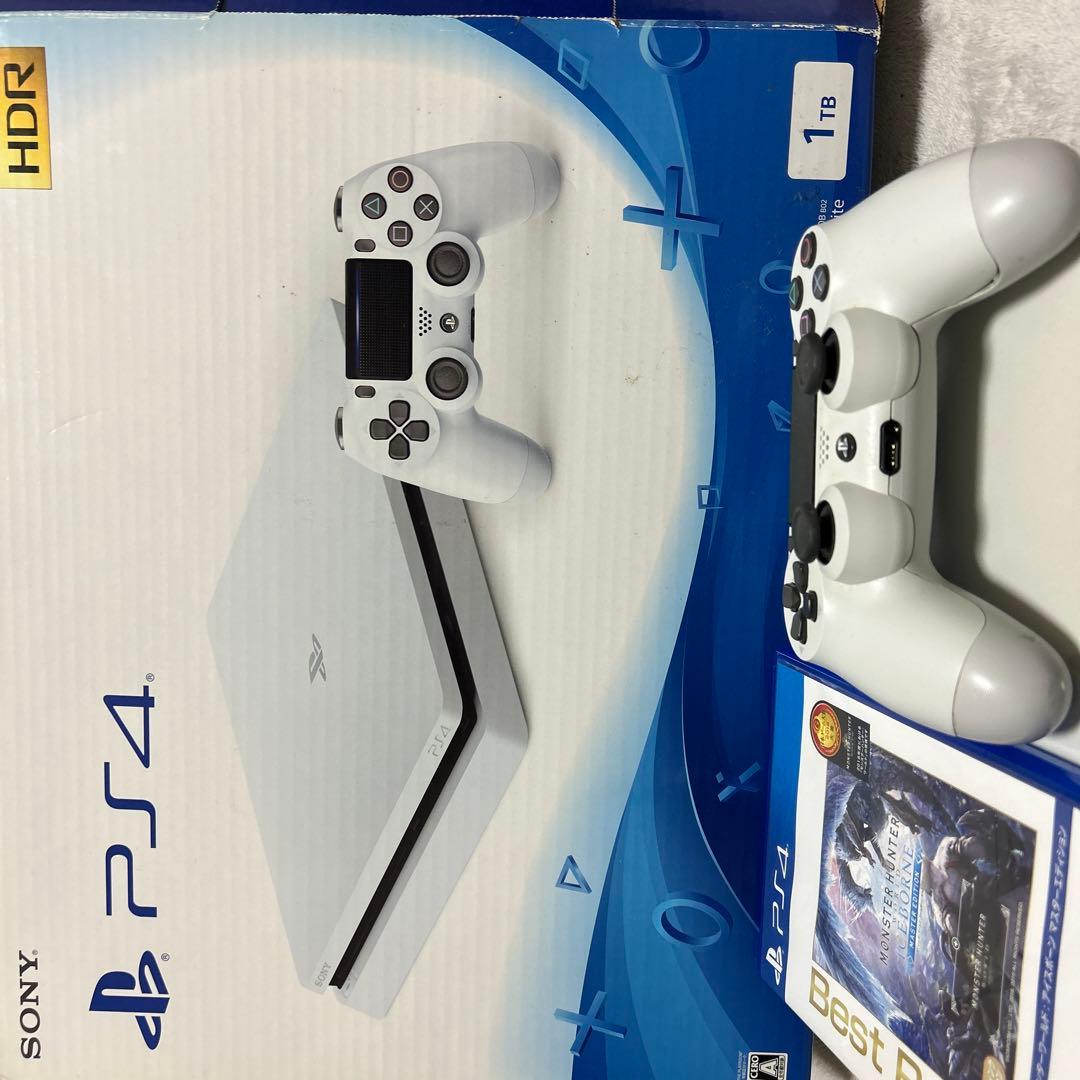 PS4 本体＋コントローラー　モンスターハンターアイスボーンセット