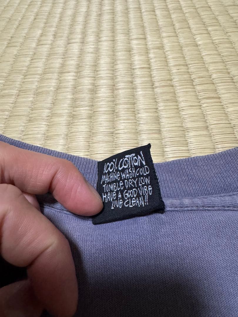 80s old stussy 黒タグ Lサイズ アメリカ製 Tシャツ　FJ
