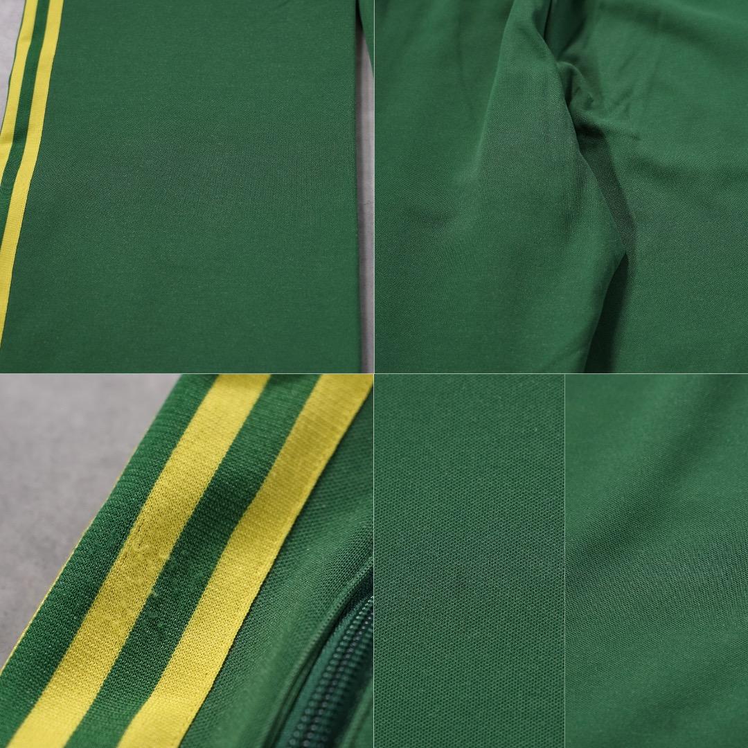 adidas アディダス トラックパンツ 古着 00s L 緑 黄色 19647