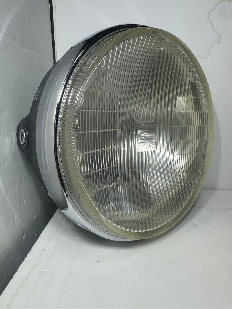 希少当時物シビエスーパーオスカー180πシビエ凹みレンズ付きヘッドライトASSY