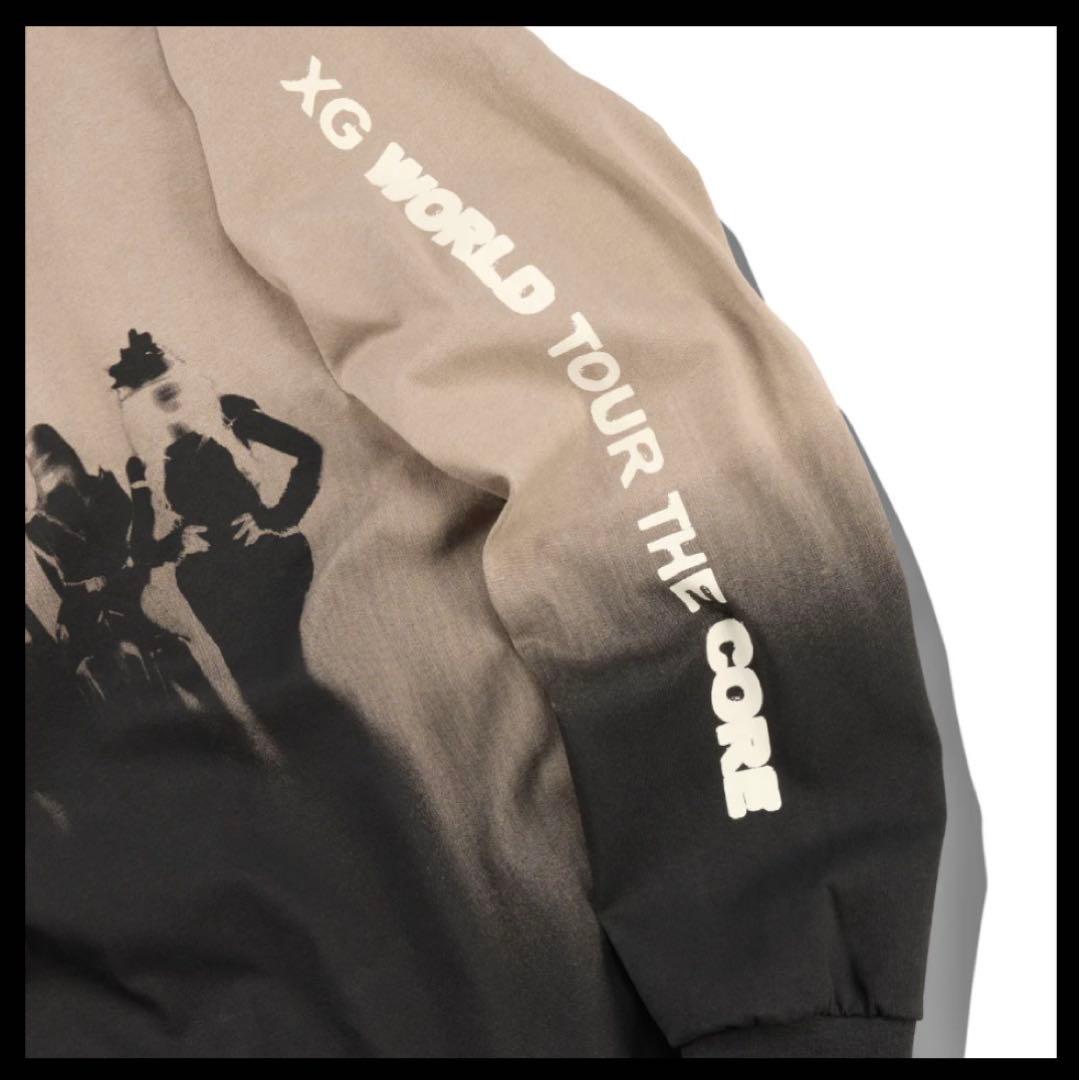 XG WORLDTOURTHECORE ロングスリーブTシャツXXL グレージュ