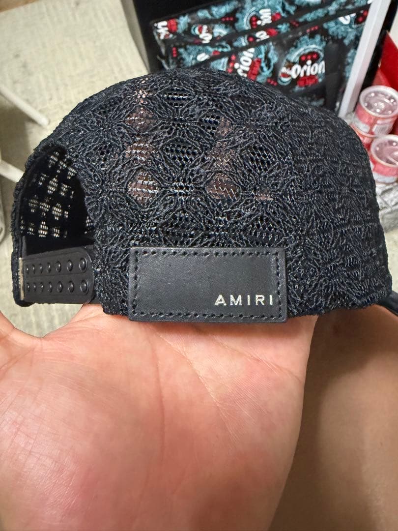 アミリ白黒 キャップ