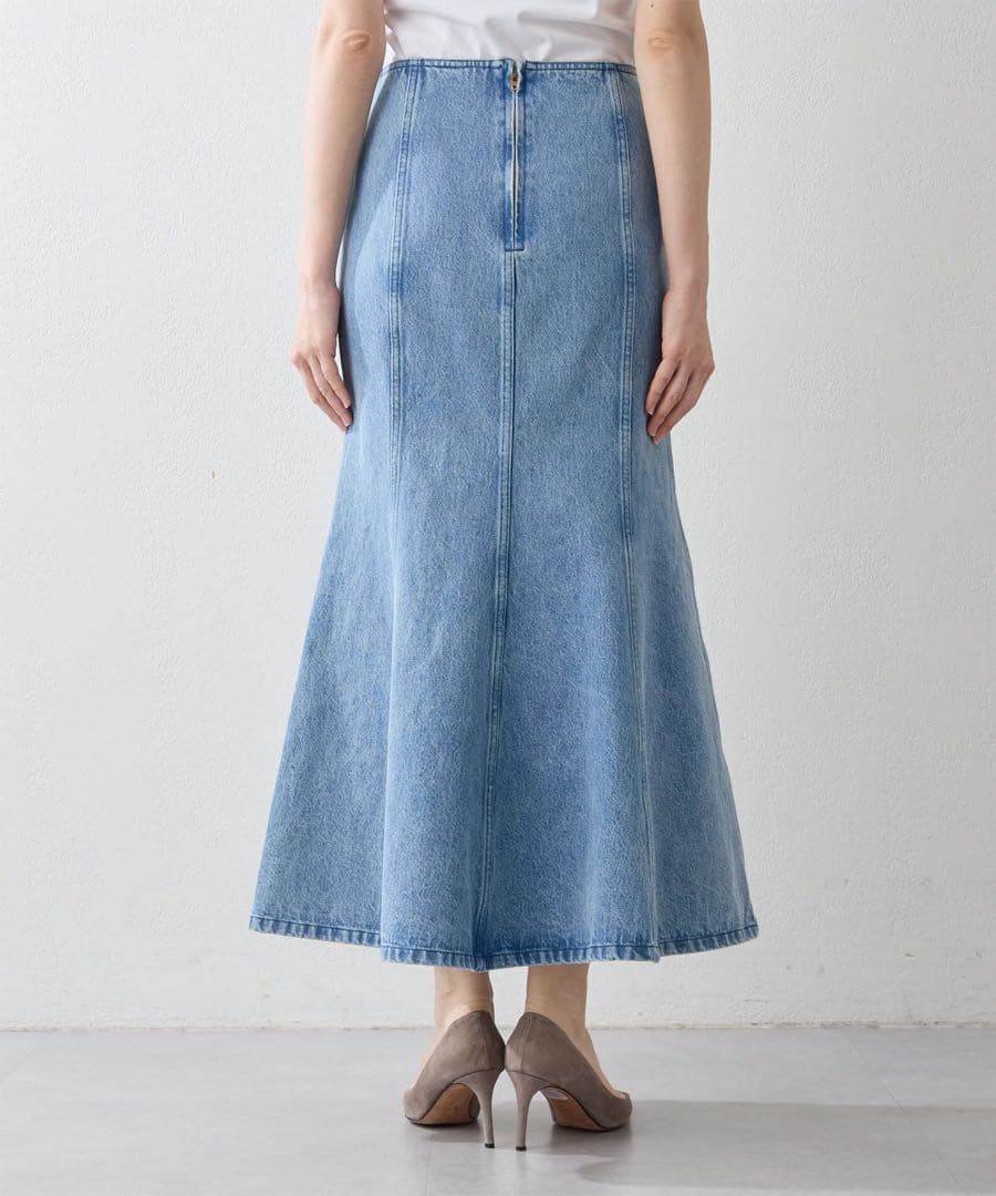 新品 Whim Gazette ウィム ガゼット フレア デニム スカート 36