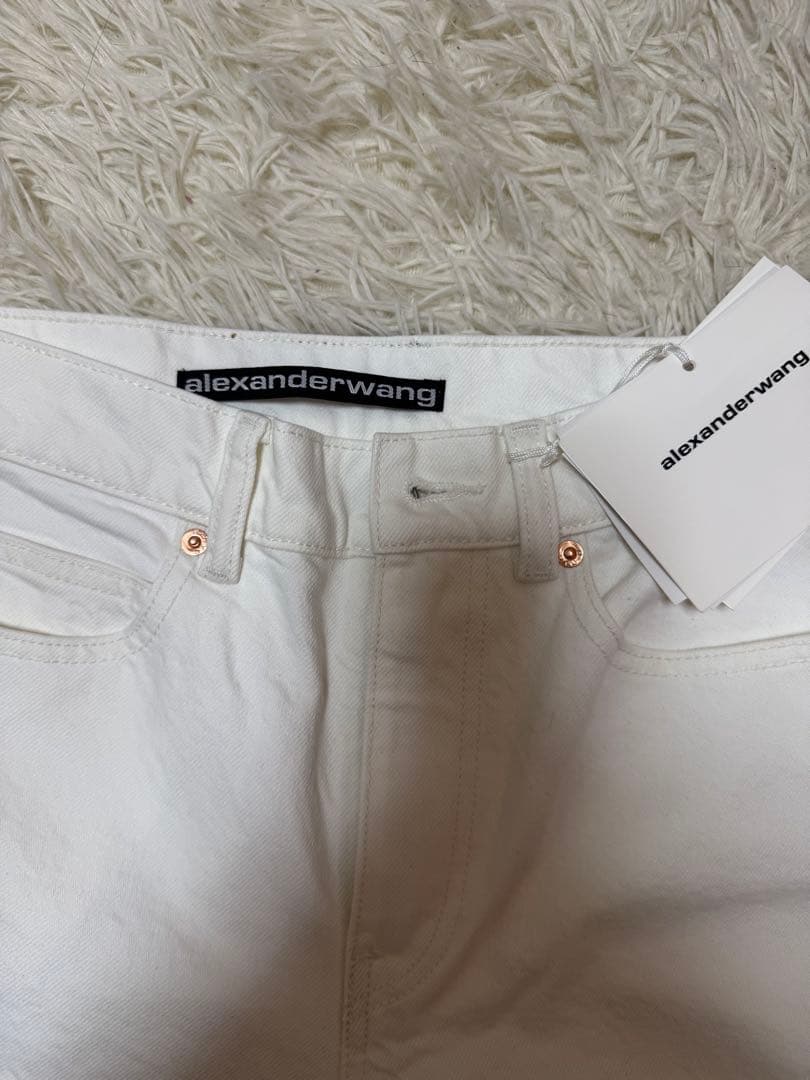 alexanderwang ホワイト デニム