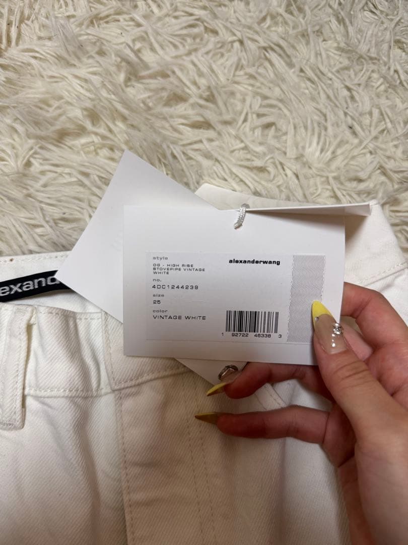 alexanderwang ホワイト デニム