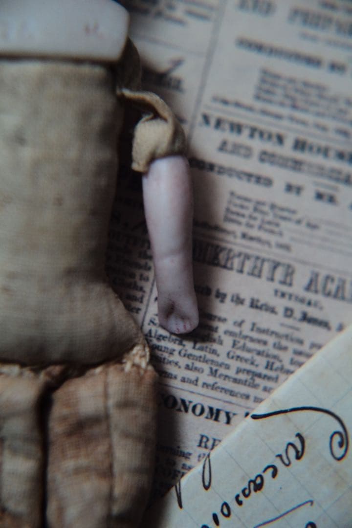 K*U様 アンティーク パリアンドール チャイナヘッドドール ドールハウス ファ