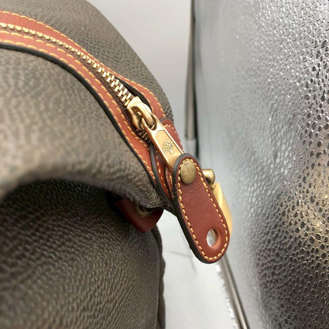 大容量◎2way◎Mulberry マルベリー ボストンバッグ 金具付 カデナ