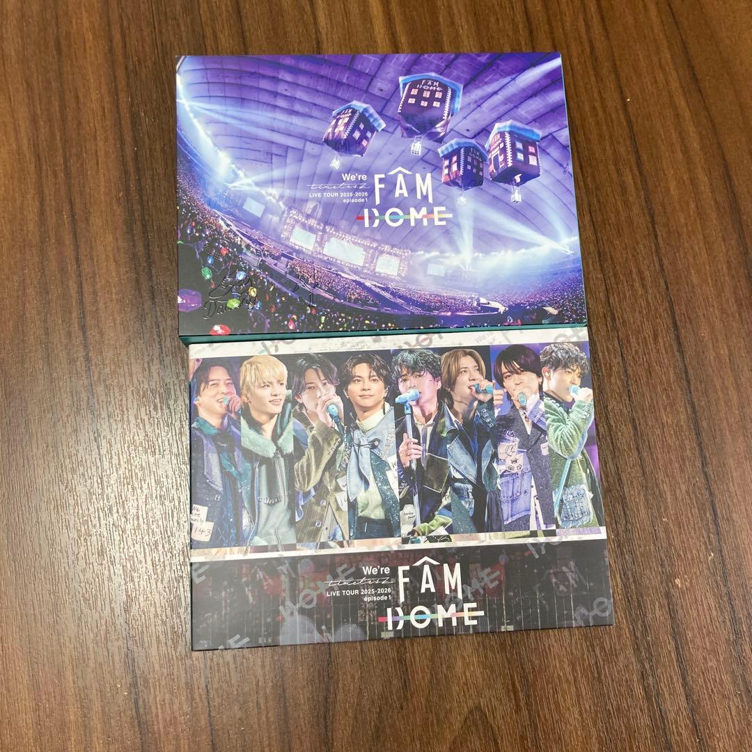 We're FAM DOME コンサートDVD 初回限定盤　 timelesz