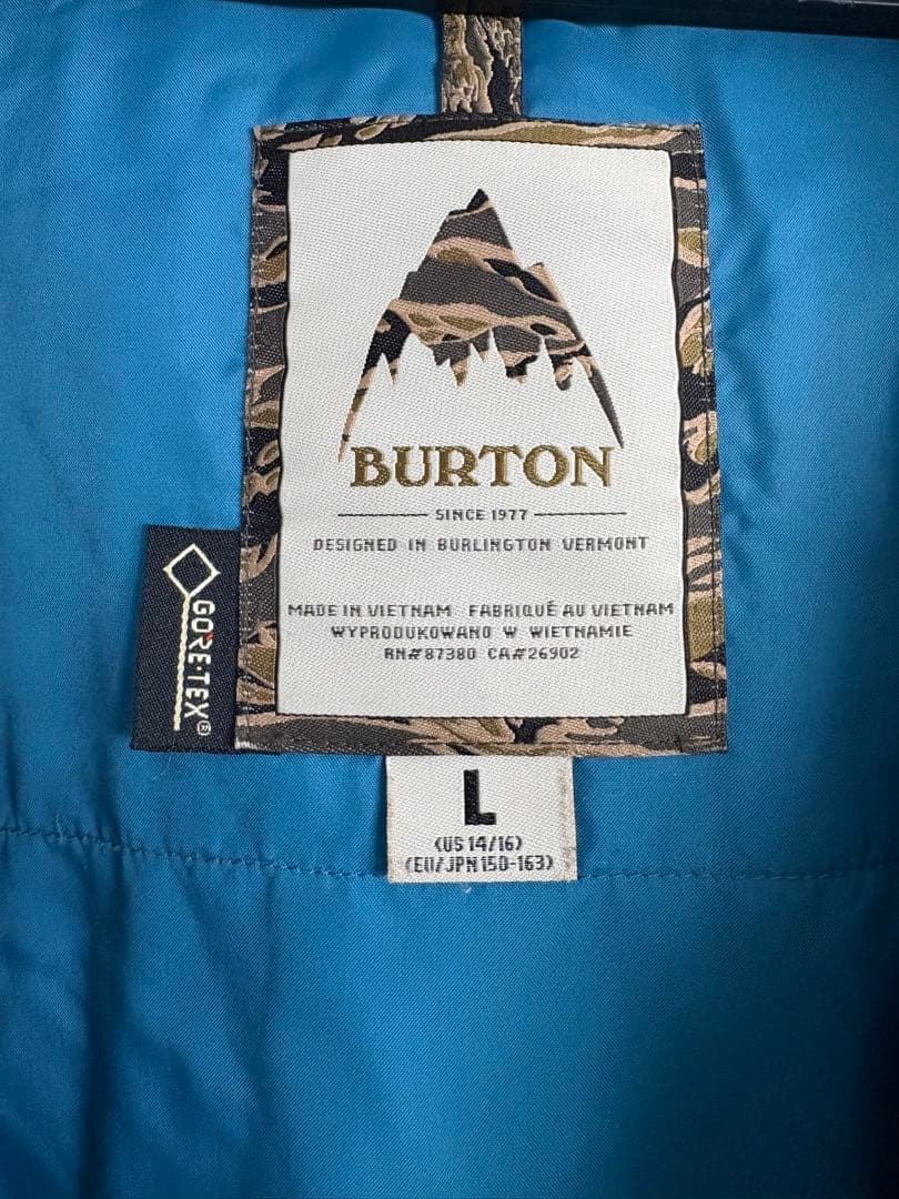 BURTON GORE-TEX スノーボードウェア L youth