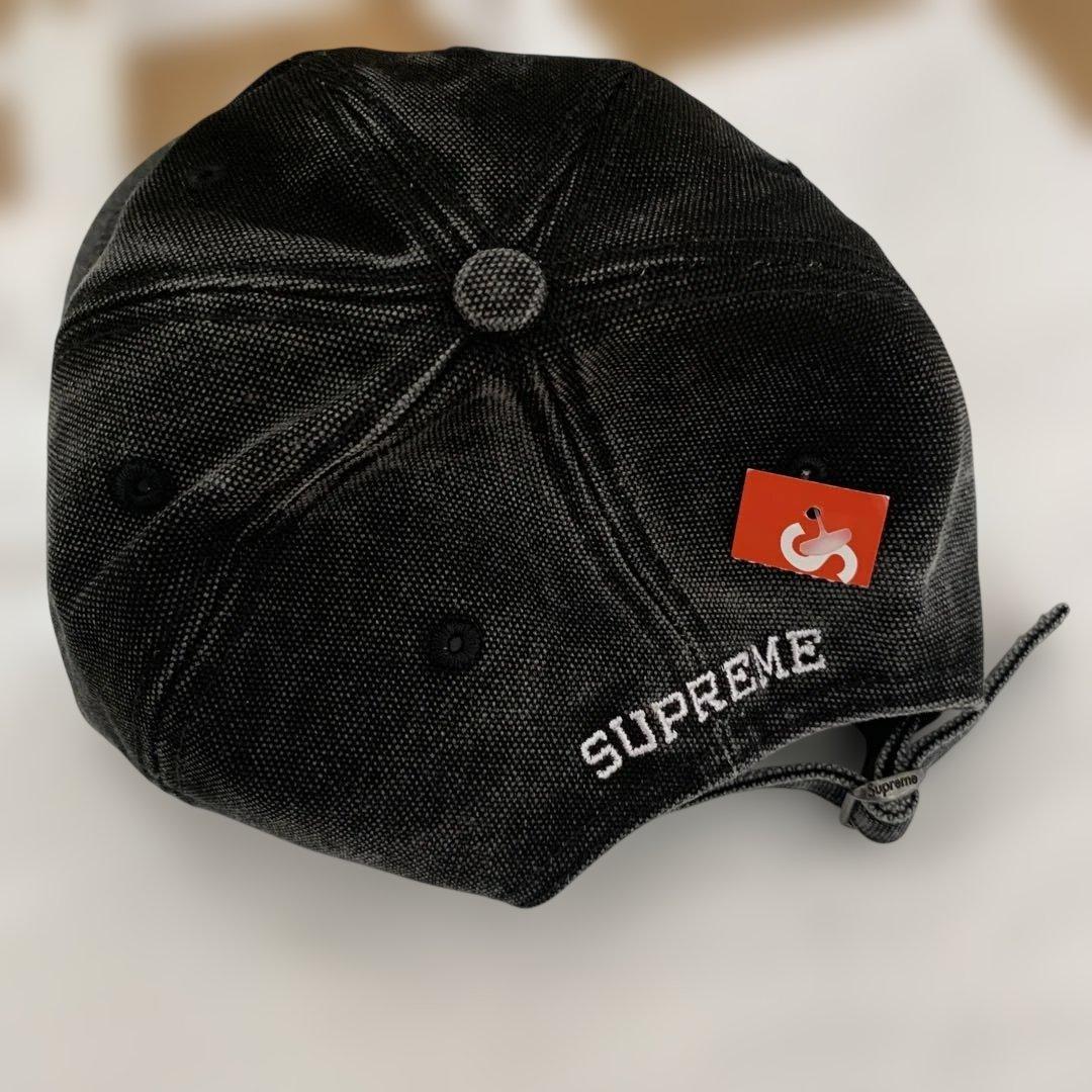 帽子 supreme pigment coasted S logo 6-panel