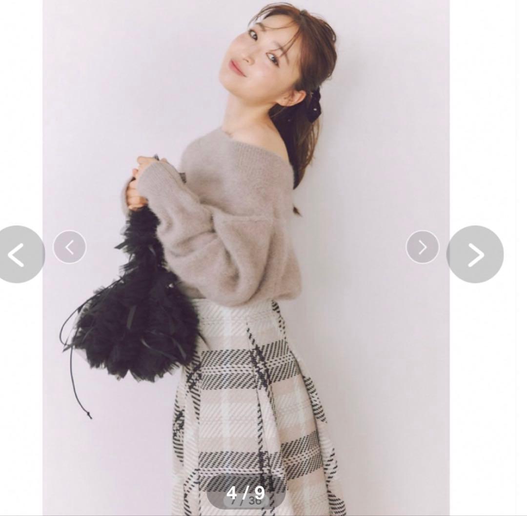 ゆう様✨️2024秋冬 SNIDEL スナイデル ロービングチェックロングスカート