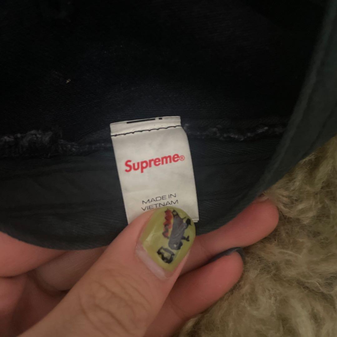 supremeキャップ デニム