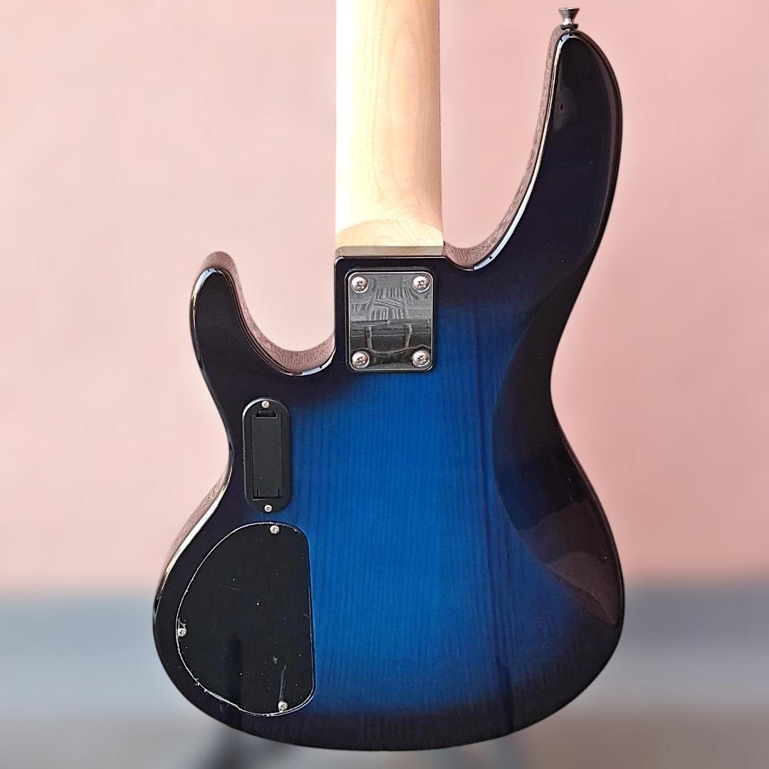 ■PLAYTECH 5弦ベース BASS AB520 Blueburst