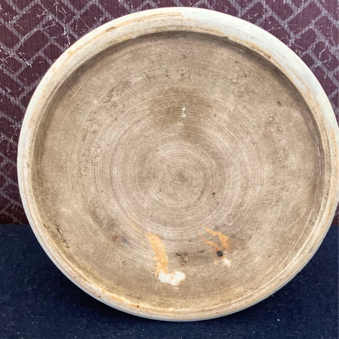 唐子紋水指　　茶道具