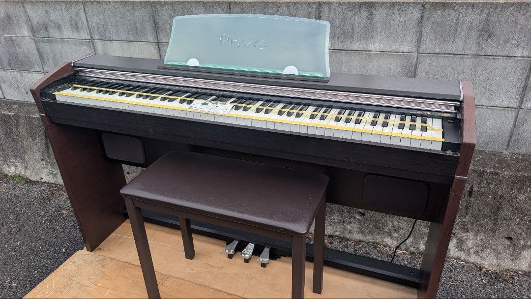 送料込み PX-700 CASIO 電子ピアノ 06年製 ★スリムで超美品