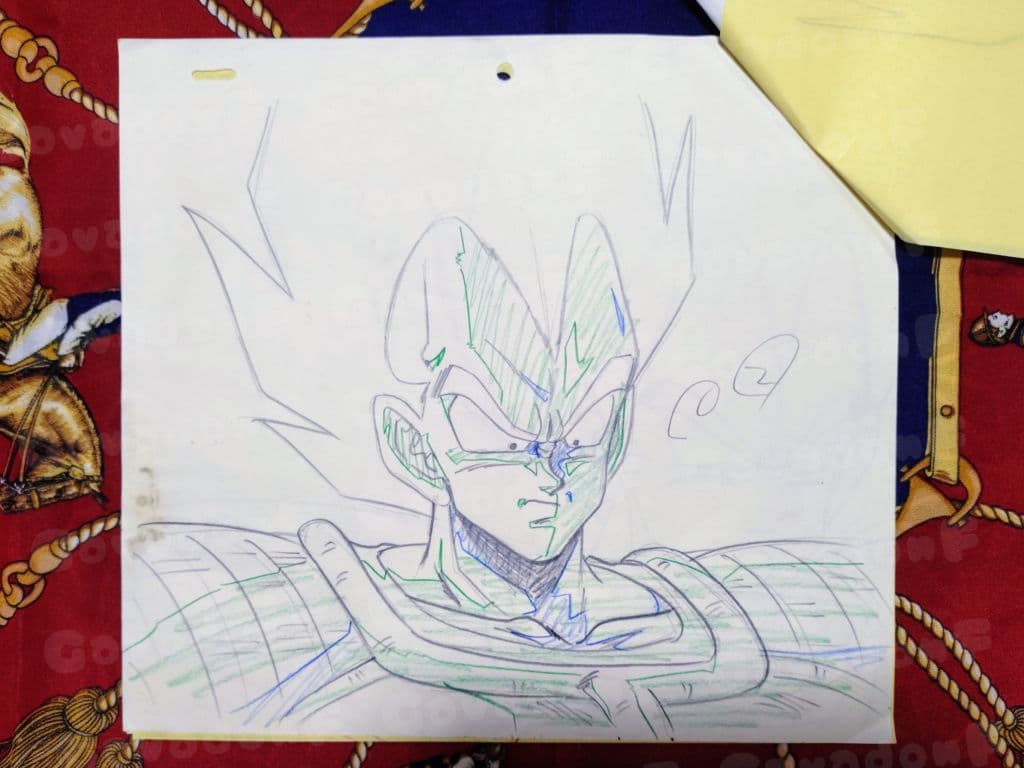 セル画 原画 ドラゴンボール 当時品 ベジータ
