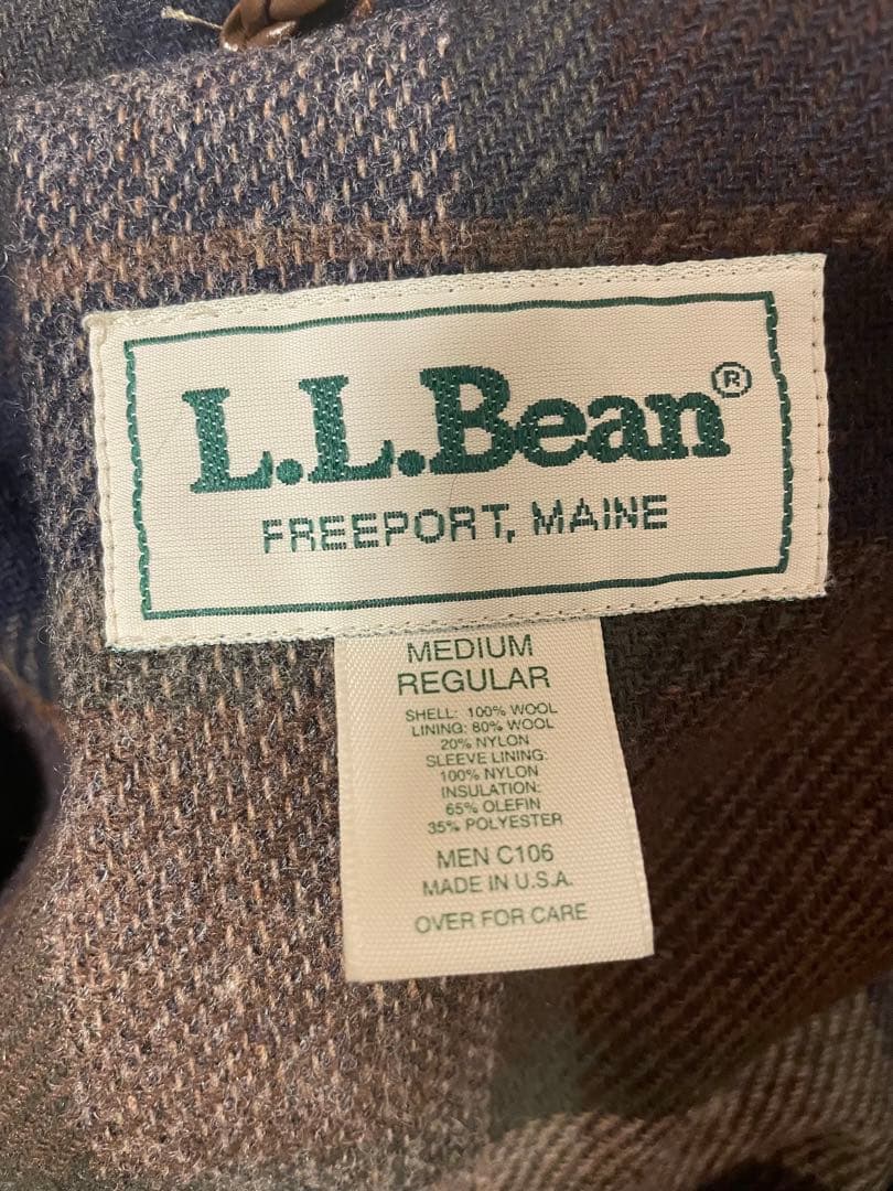 90s エルエルビーン　ダッフルコート　usa製