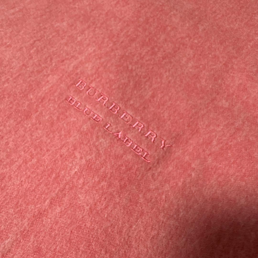 【ハナハナ】バーバリー ブルーレーベル】 BURBERRY 大判 ストール