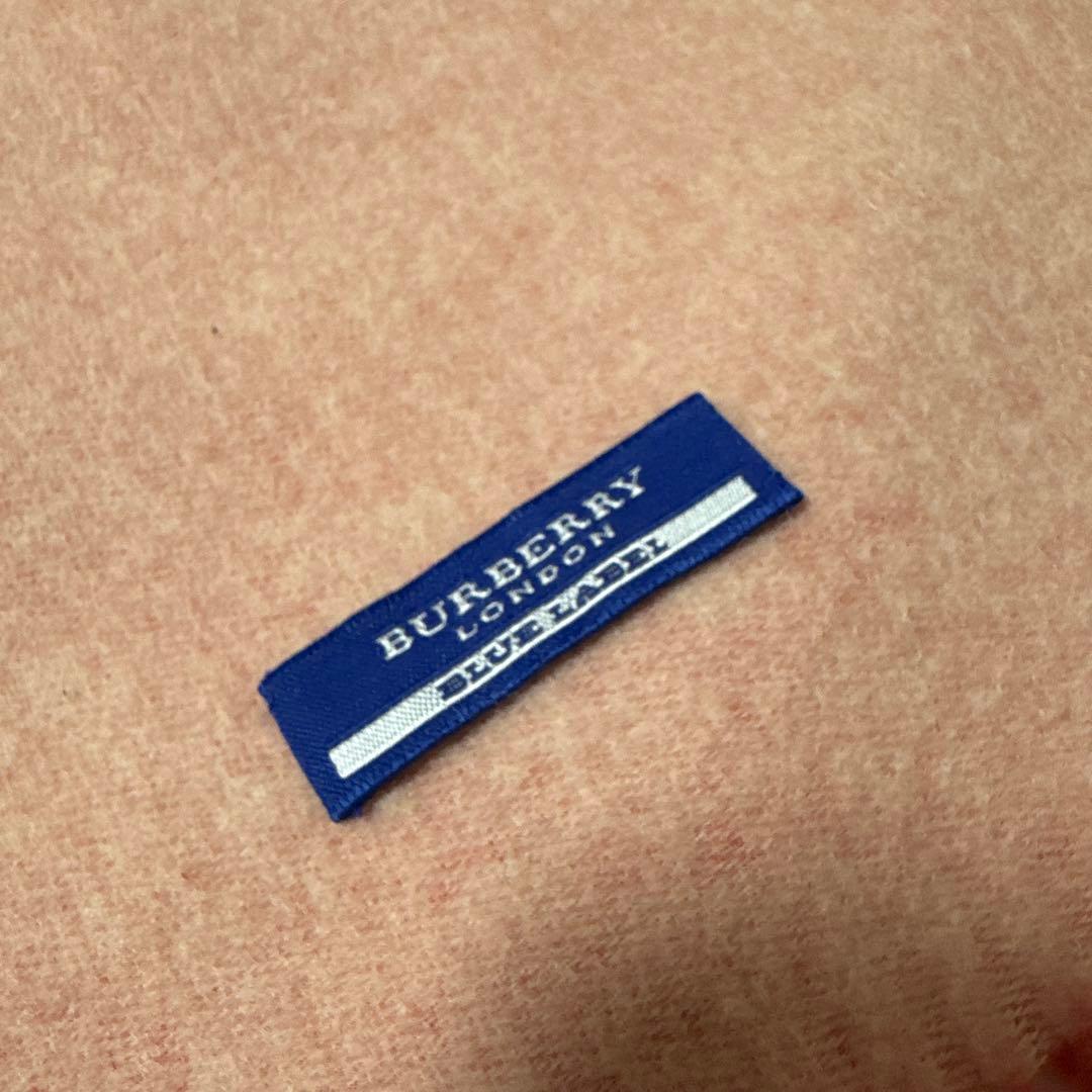 【ハナハナ】バーバリー ブルーレーベル】 BURBERRY 大判 ストール