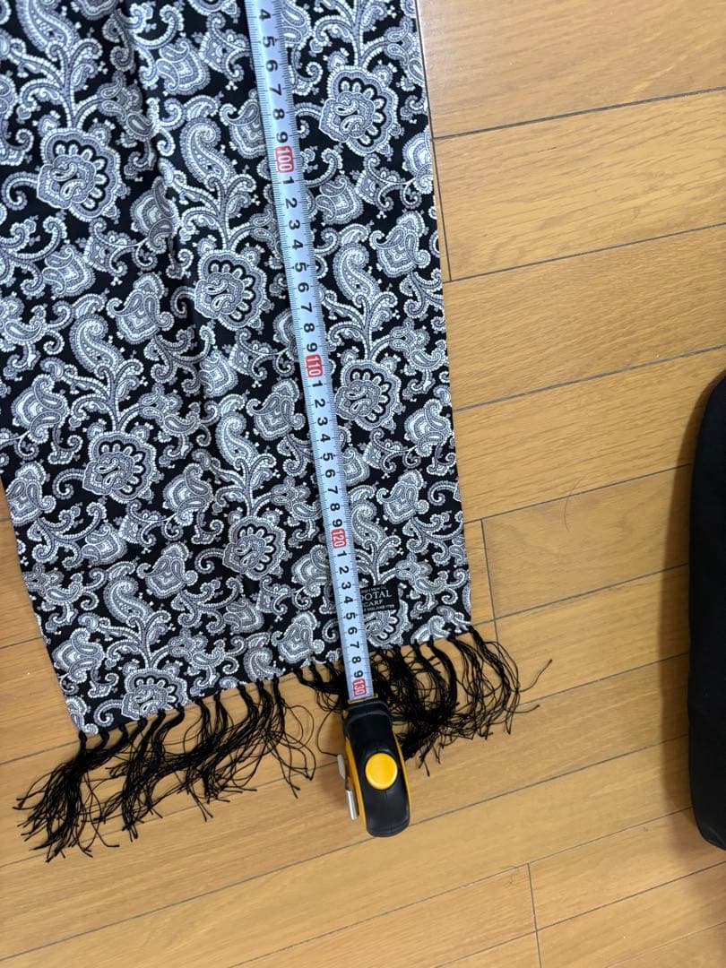 【美品】tootal シルクスカーフ　ペイズリー柄