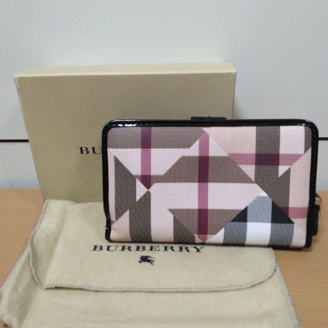 BURBERRY チェック柄 二つ折り財布