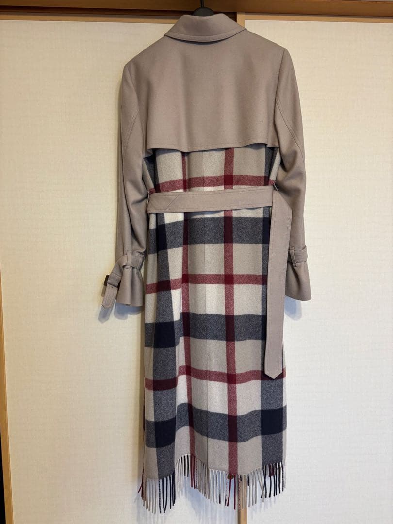BLUE LABEL CRESTBRIDGE トレンチコート 38 ウール