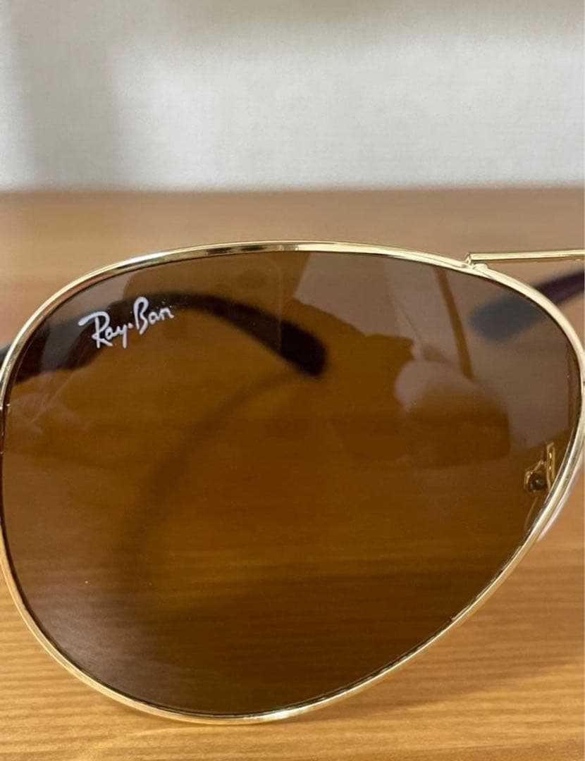 y*a様 Ray-Ban アビエーター サングラス ゴールド