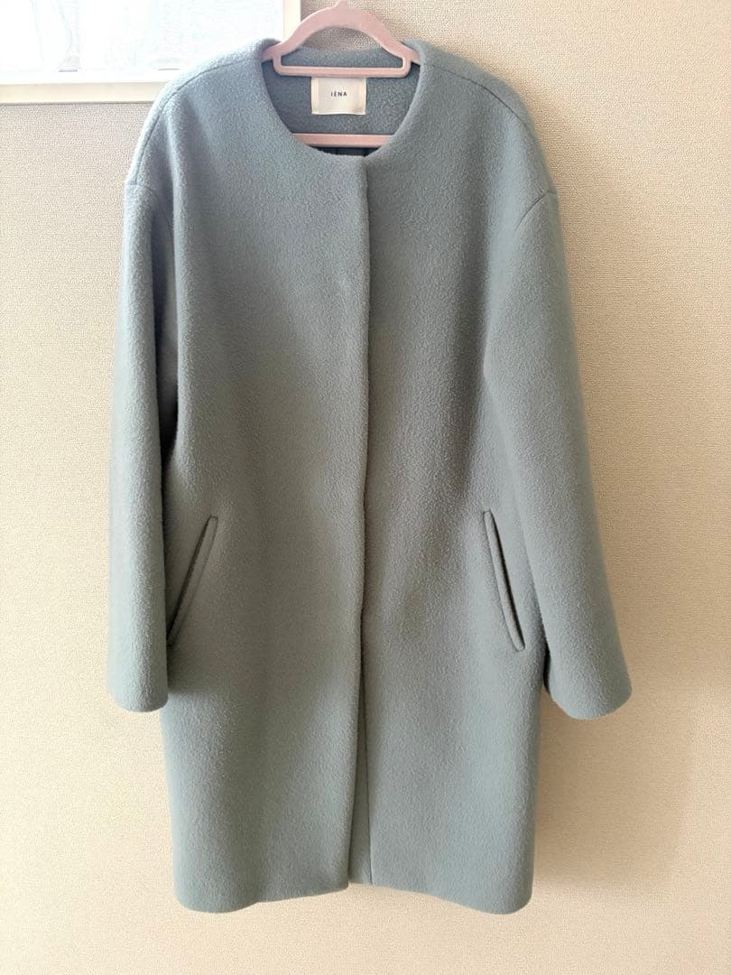 IÉNA ラムウールロングコート
