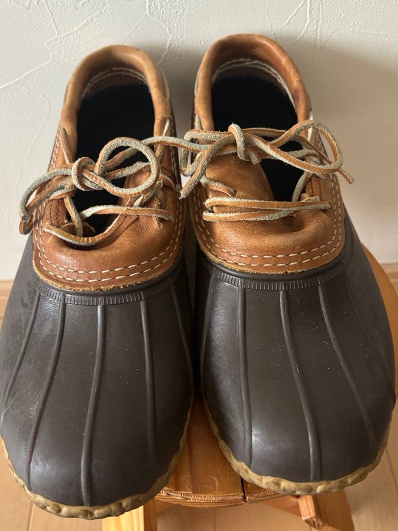 古着 L.L.Beenレインブーツ26cm ブラウン usa