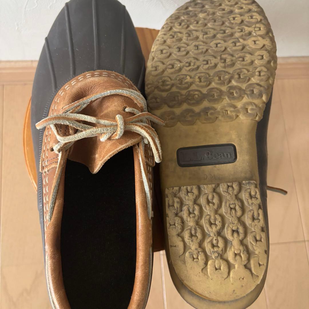 古着 L.L.Beenレインブーツ26cm ブラウン usa